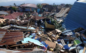 Earthquake and subsequent tsunami leave hundreds dead in Indonesia